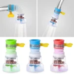 360° Rotatable Faucet Extender with Water Saving Filter – Kitchen Sink Sprayer Nozzle