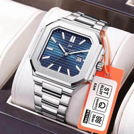 JM Men's Watch New Luxury Waterproof Quartz Watch Hot-Selling Fashion Watch for Men