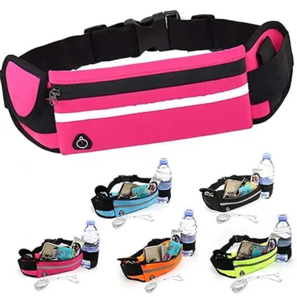 Ports Waist Pack with Phone Holder – Waterproof Gym, Jogging & Cycling Bag