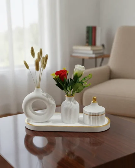 Premium Ceramic Home Decor Set