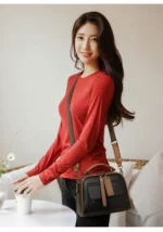 New High end ladies' handbag multi-layer large capacity commuting bag 💼 - Image 2