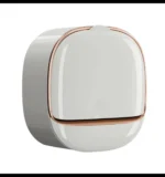 Soap Box Flip Lid Soap Dish Wall Mounted Soap Dish No Drilling Waterproof Soap Box with Drip Tray Self-Adhesive Soap Dishes for Bathroom and Kitchen - Image 3