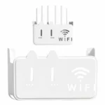 WiFi Router Storage Box Wall Mount, Hide Router and Modem, Router Cover Decorative Box for Office and Home(White) - Image 2