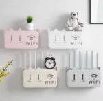 WiFi Router Storage Box Wall Mount, Hide Router and Modem, Router Cover Decorative Box for Office and Home(White) - Image 5