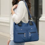 Women Oxford Handbag Nylon Large Capacity Ladies Commuter Canvas Bag Korean Female Traval Casual Shoulder Bag Luxury Handbag 👜 - Image 2