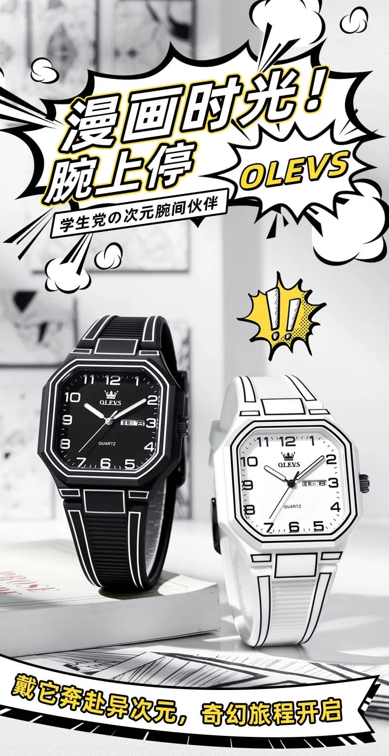 2026 New Style Jewelry Watches Anime-Style Watches for Men and Women - Image 4