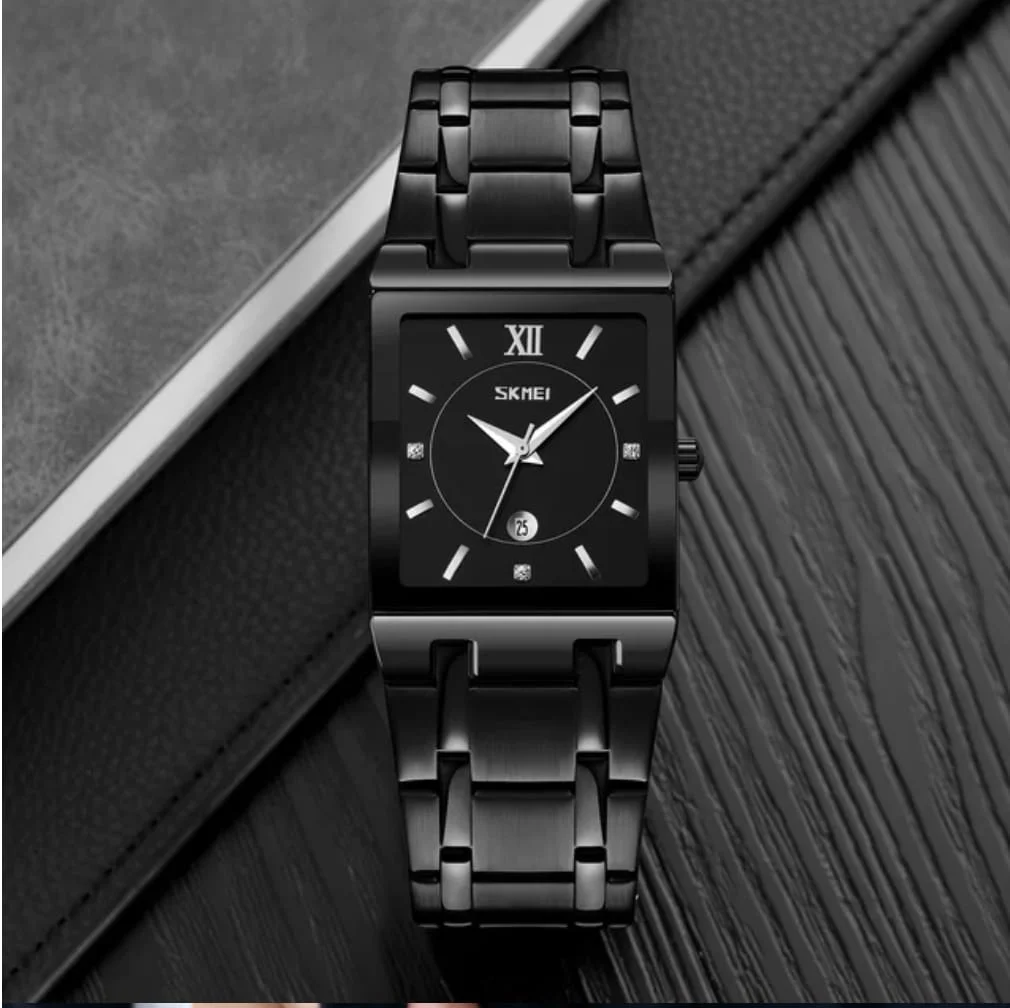 Fngeen Fenzun Business Men's Watch Waterproof Calendar Men's Square Watch Stainless Steel Quartz Export Watch - Image 5