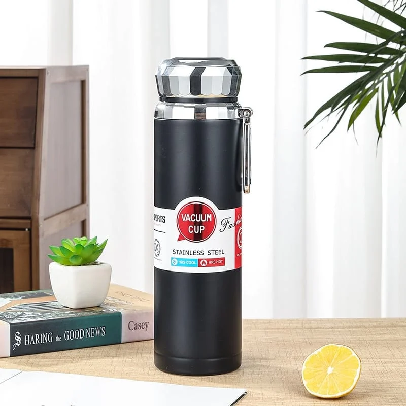 New 316 Stainless Steel Thermos Outdoor Portable Large Capacity Tea Cup Double Vacuum Sling Water Cup - Image 4