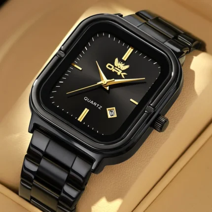 Opk Brand Watch Fashion Casual Single Calendar Men's Watch Waterproof Light Luxury High-End Quartz Watch Men's Watch