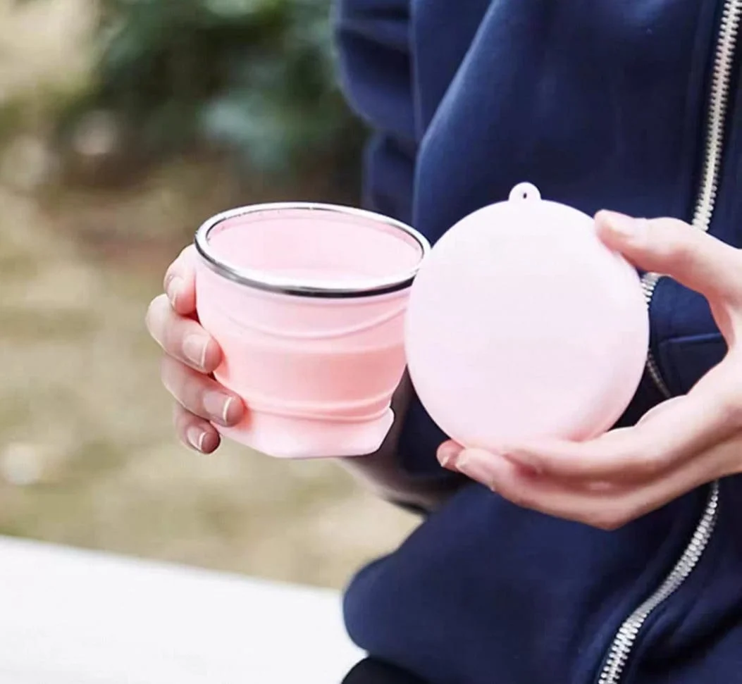 Silicon Foldable Travel Cup - Image 8