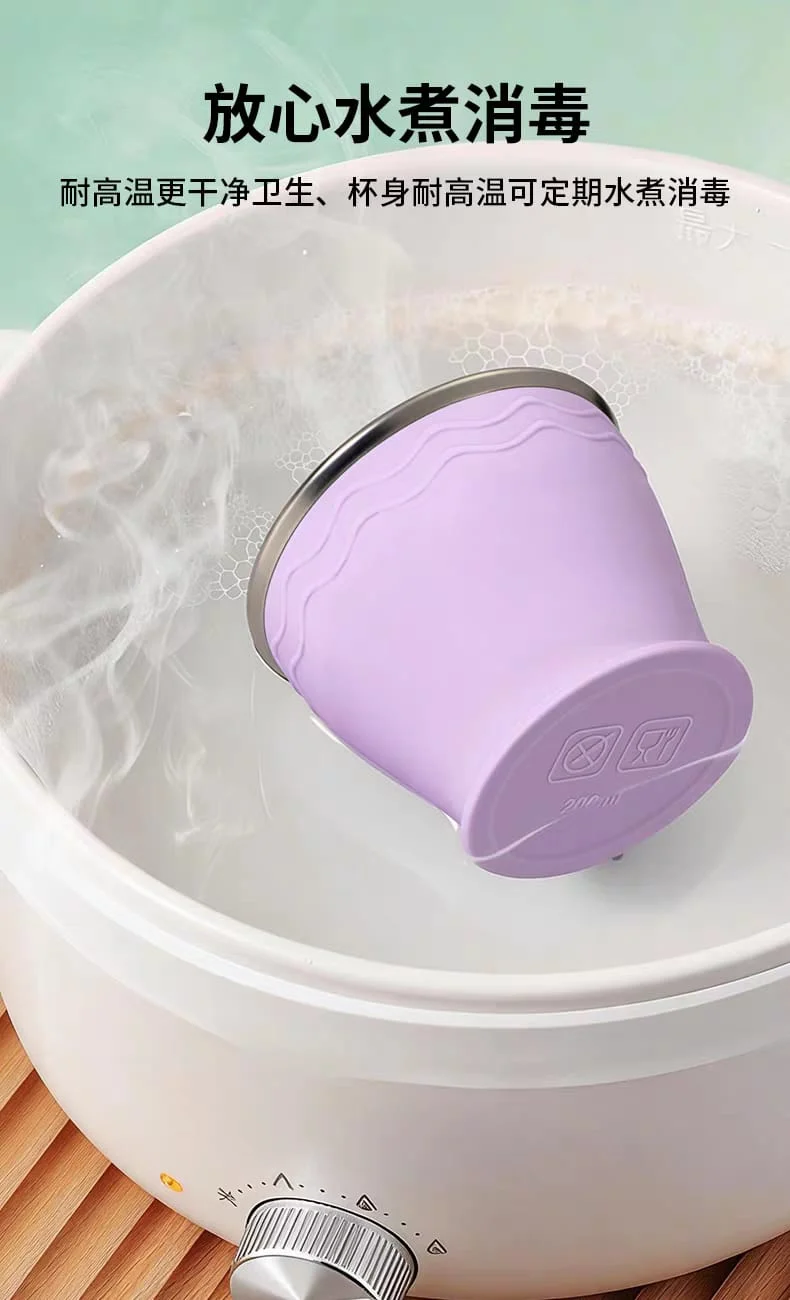 Silicon Foldable Travel Cup - Image 4